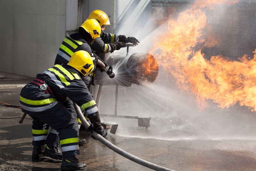 Two Firefighters Injured in a Mermaid Ave Pizzeria Fire