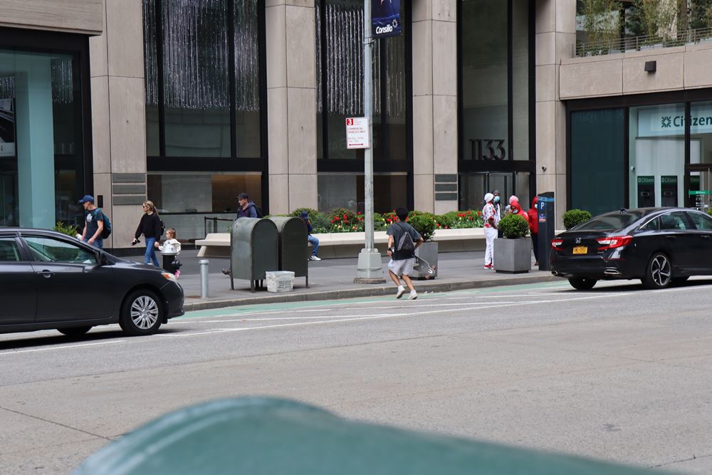 Four Hospitalized After Taxi Crashes Into Pole on W 42nd St