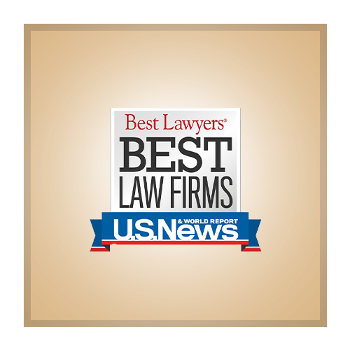 Best Law Firms by U.S. News award logo recognizing KDS Law in New York.