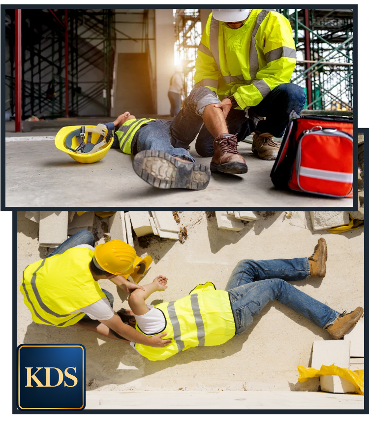 construction accident collage kds law