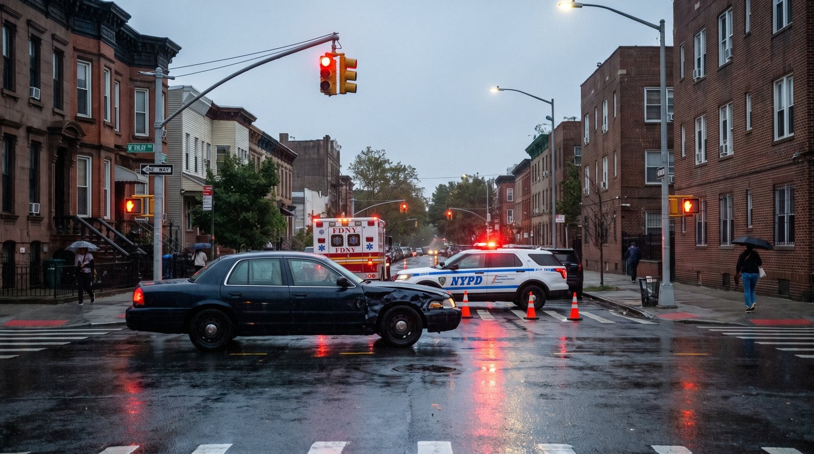 Brooklyn, NY – Six Injured After Crash at Troy Avenue and Church Avenue in East Flatbush