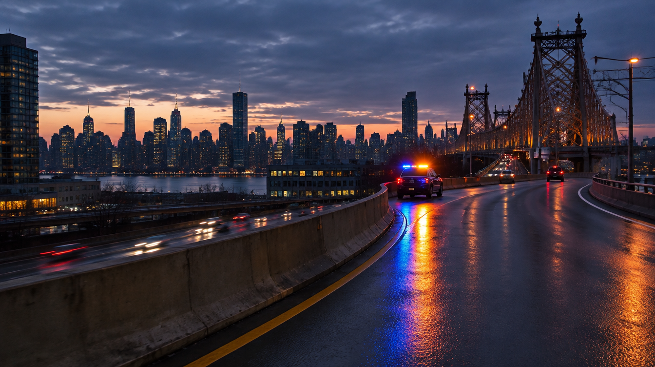 Queens, NY – Motorcyclist Killed After Losing Control on Queensboro Bridge Ramp near Thomson Avenue in Long Island City