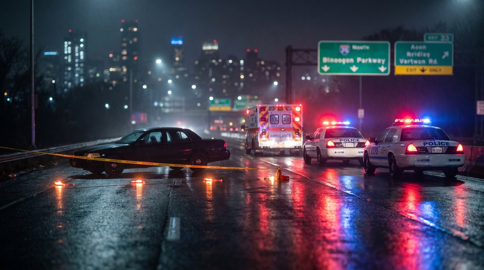 Queens, NY – Six Injured After Multi-Vehicle Rollover Crash on the Cross Island Parkway near 154th Street in Whitestone