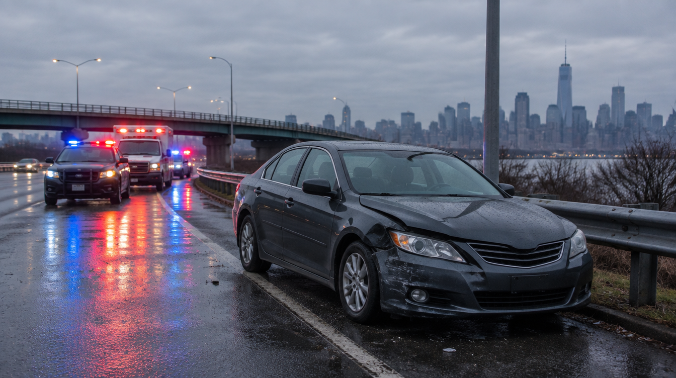 Queens, NY – Woman Killed After Single-Vehicle Rollover on the Grand Central Parkway near the Steinway Street Overpass in Astoria
