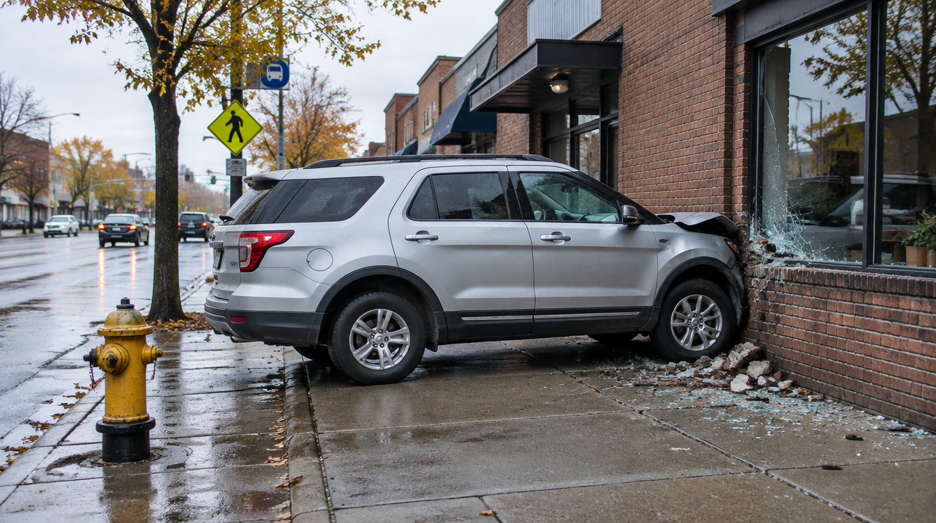 Queens, NY – Two Injured After SUV Crashes Into Pizzeria on Cross Bay Boulevard in Howard Beach