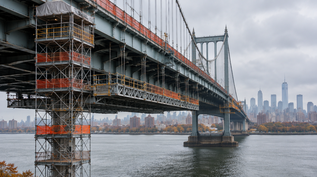 Manhattan, NY – Construction Worker Injured by Falling Metal on the RFK Bridge